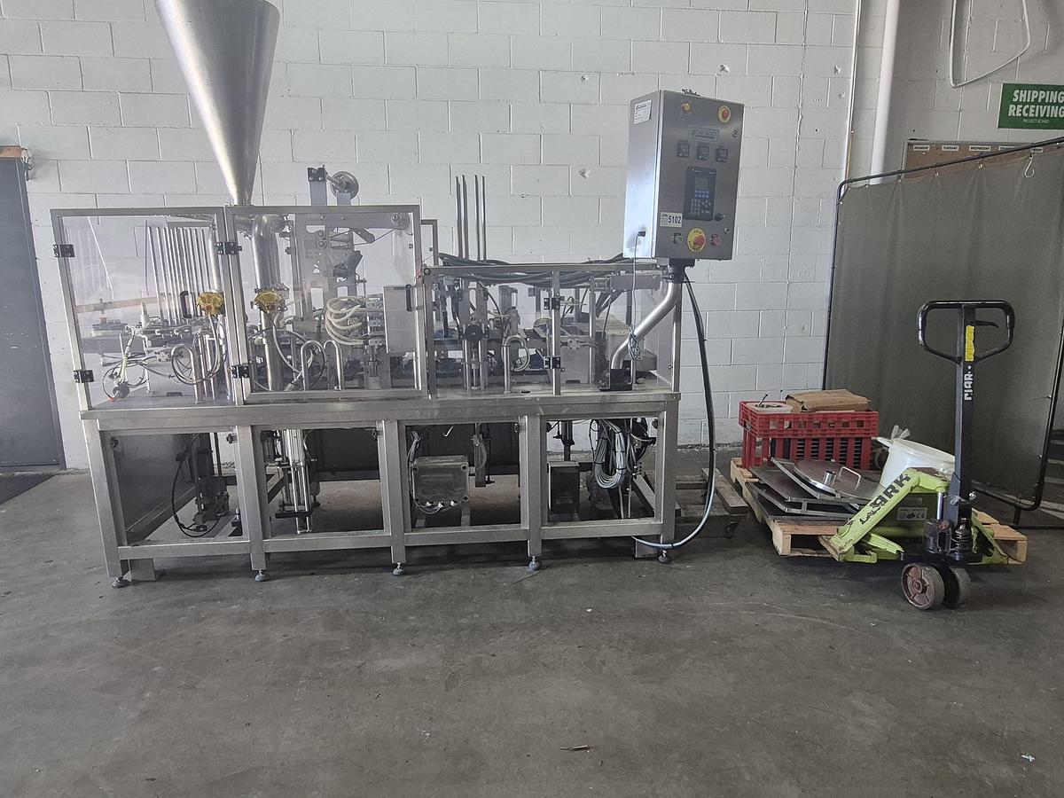 Used Pack Line PXG-3 Linear Cup Filler