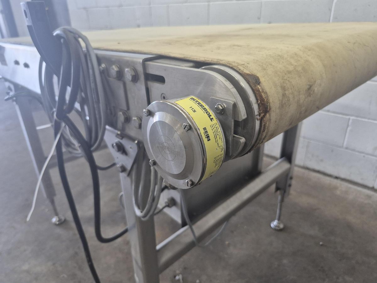 Used 4.75 ft Flat Belt Conveyor