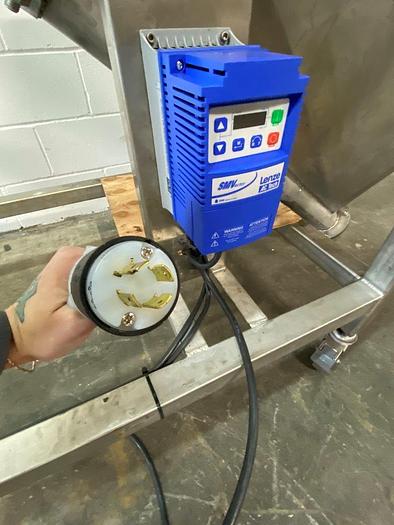 Used Mobile Inclined Auger Conveyor