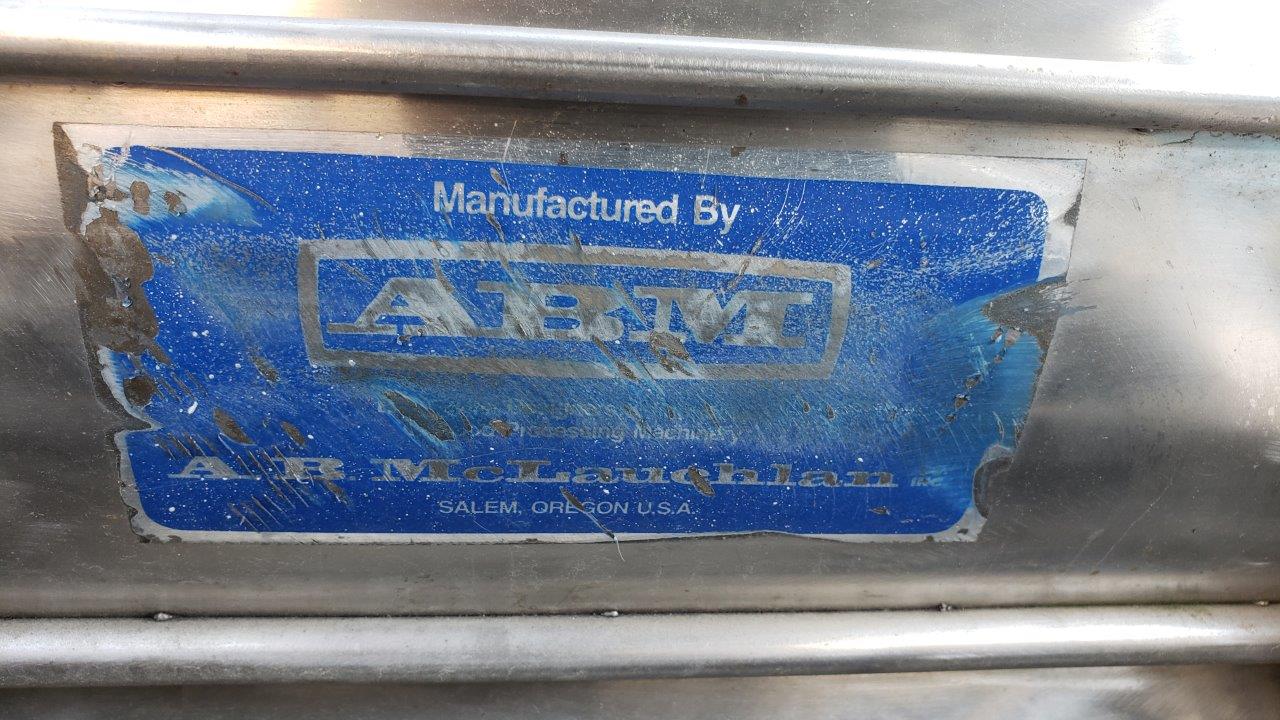 Used ABM McLauchlan 900 SS Berry Slicer