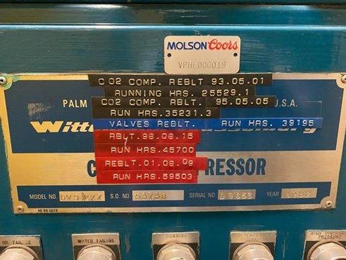 Used Wittman 75HP CO2 Compressor