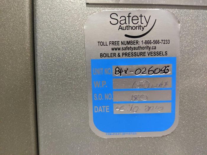 Used Miura LX-150 Ultra Low NOx Steam Boiler