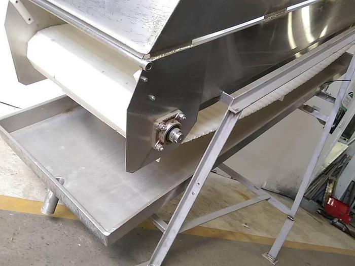 Used 7' Incline Conveyor 26" Wide