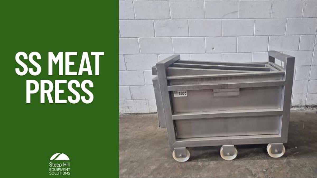 Used NIEROS Stainless Steel Meat Press Machine