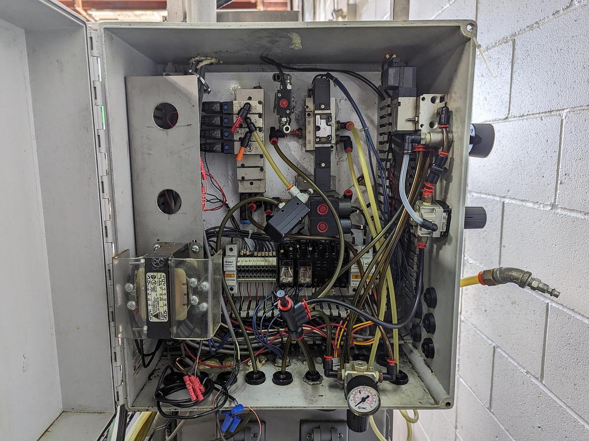 Used Modern Packaging 2 Lane Cup Filler
