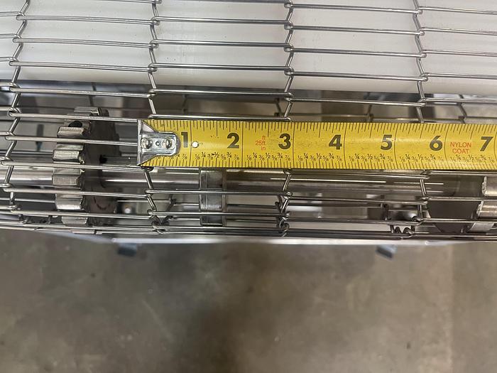 Used 3'L Wire Mesh Conveyor