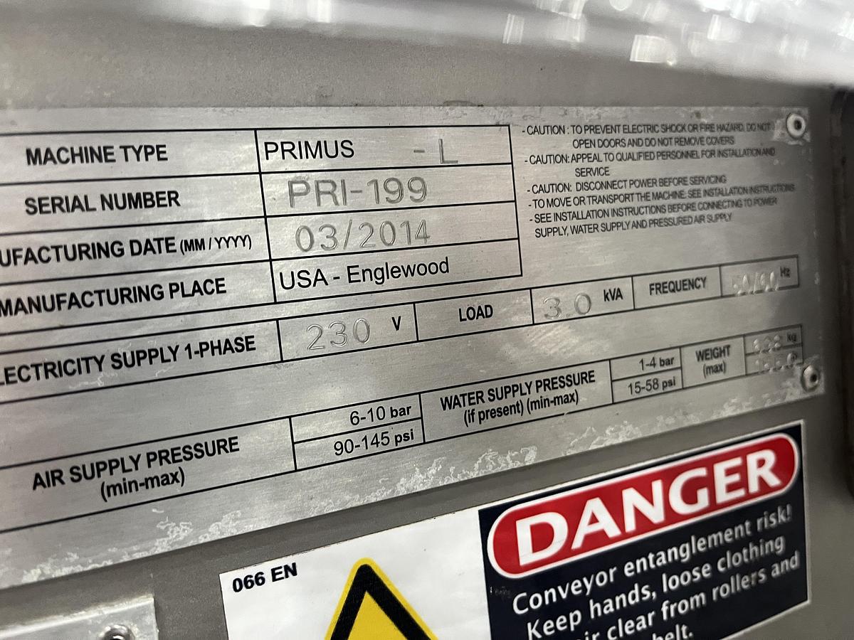 Used BEST Primus-L Optical Sorter