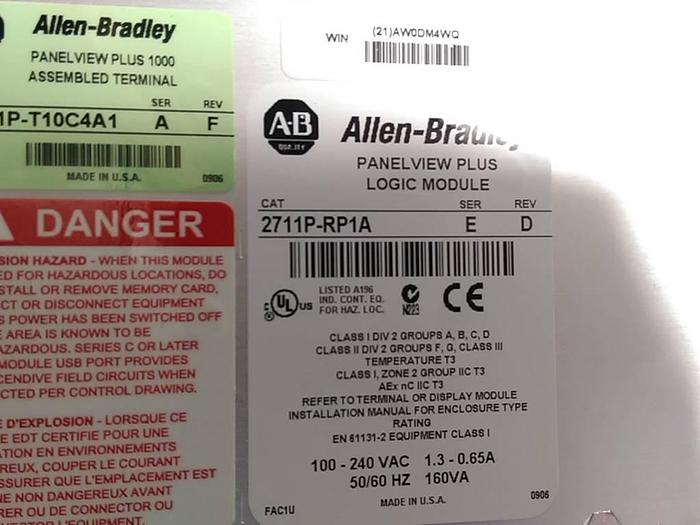 Used Tank Control Panel