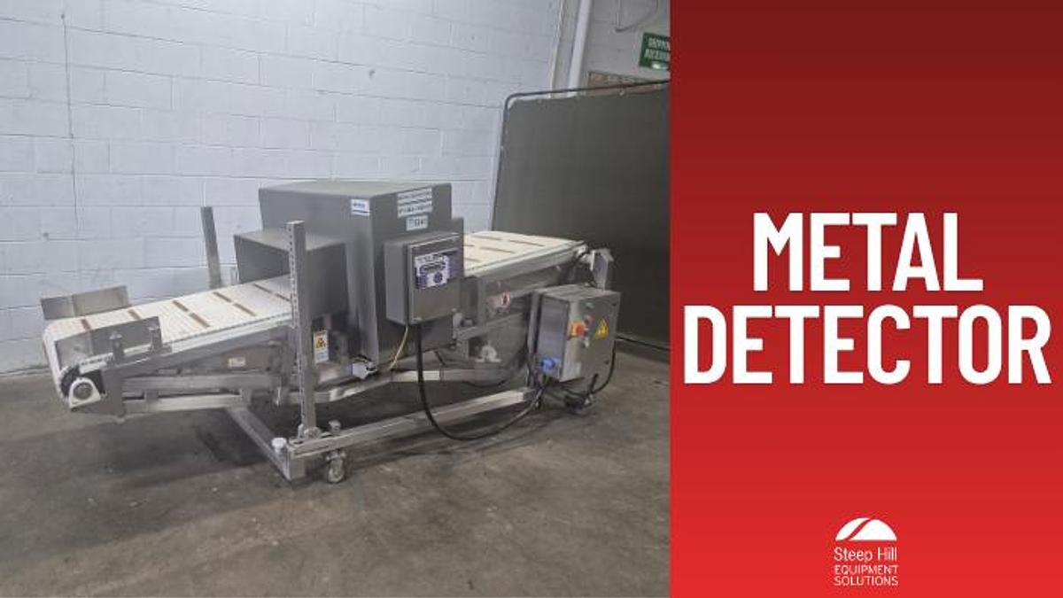 Used Fortress Phantom Metal Detector Conveyor
