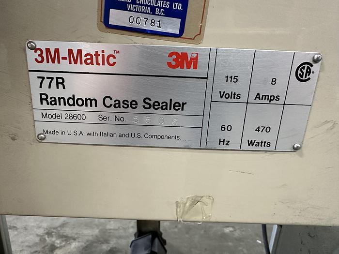 Used 3M-Matic 77R Random Case Sealer