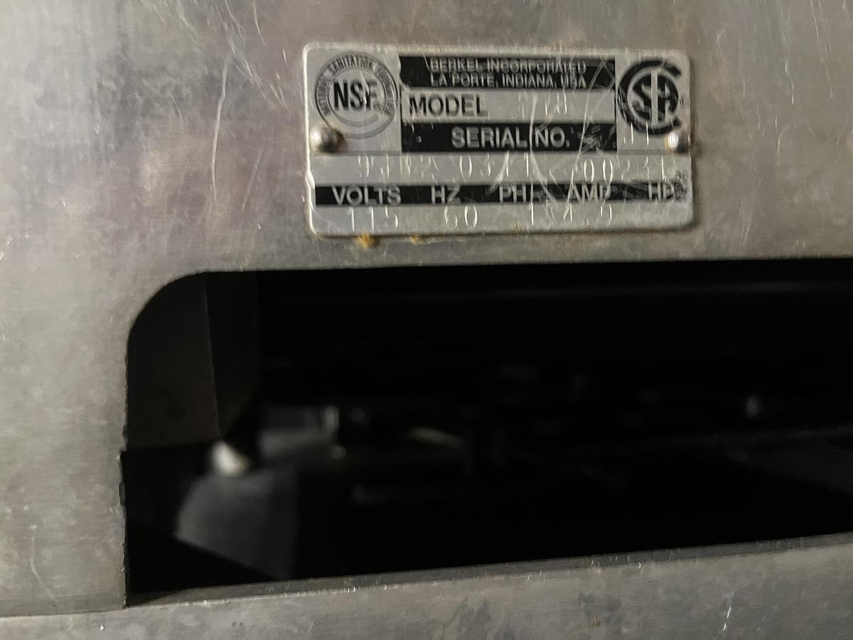 Used Berkel Gravity Feed Meat Slicer