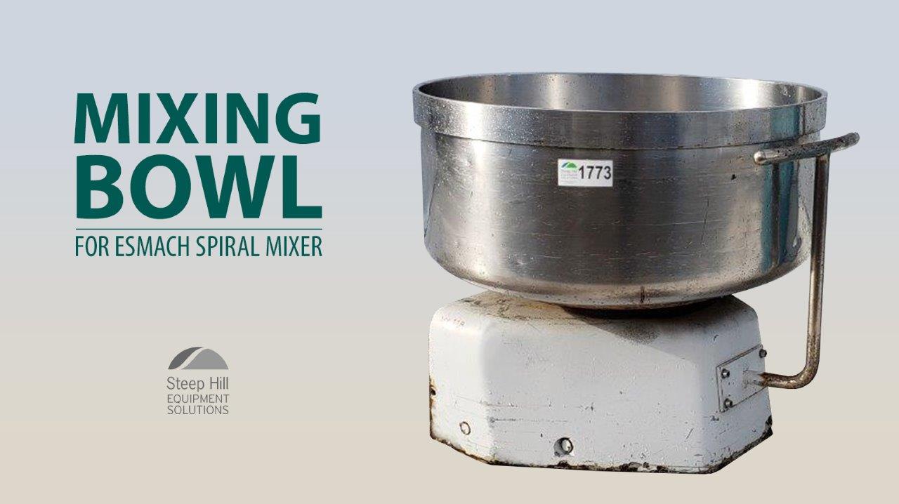 Used Esmach SS Mixing Bowl for Spiral Mixer