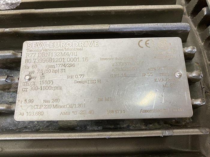 Used SEW-Eurodrive R77 Helical Gear Motor