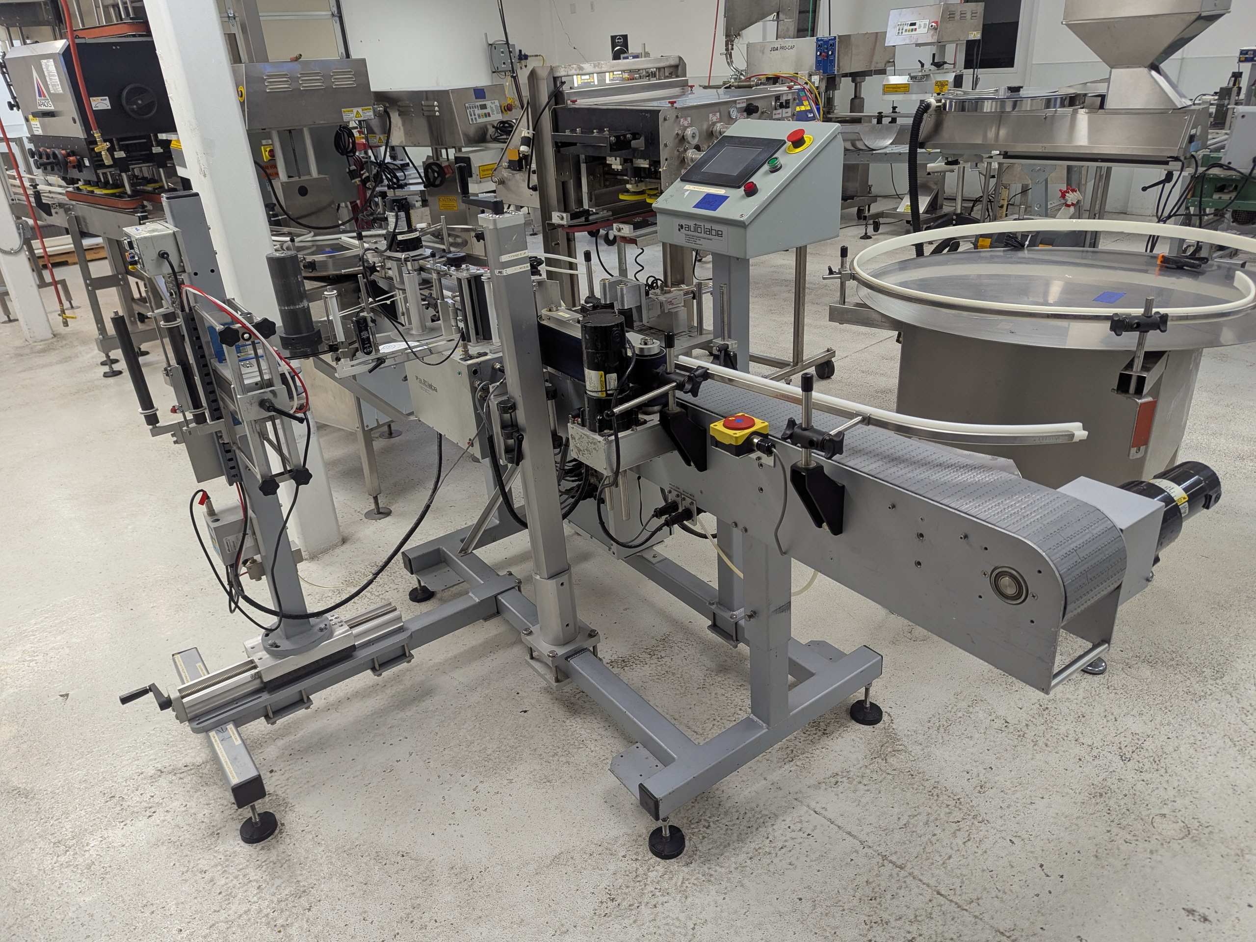 Used Autolabe Inline Bottle Labeller