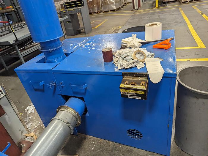 Used Inline Scrap Chopper with Sterling Blower