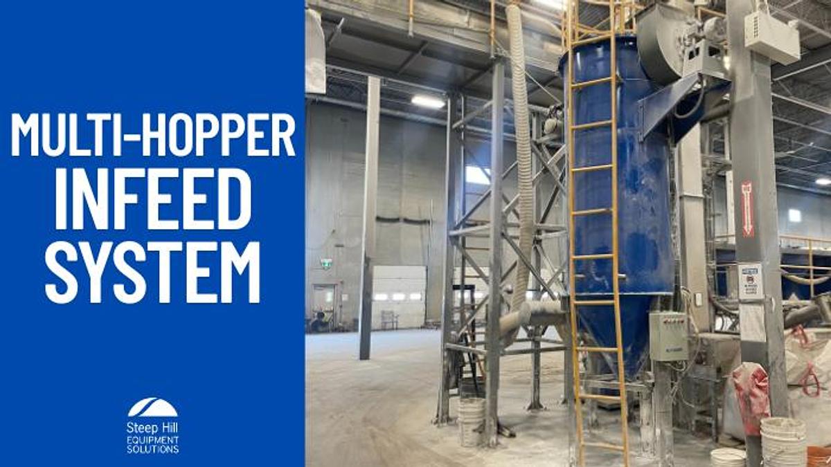 Used Multi-Hopper Infeed System 
