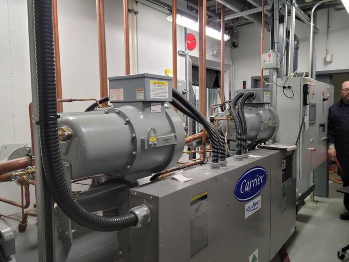 Used 116 ton Chiller with Pumps + 40 ton Crane