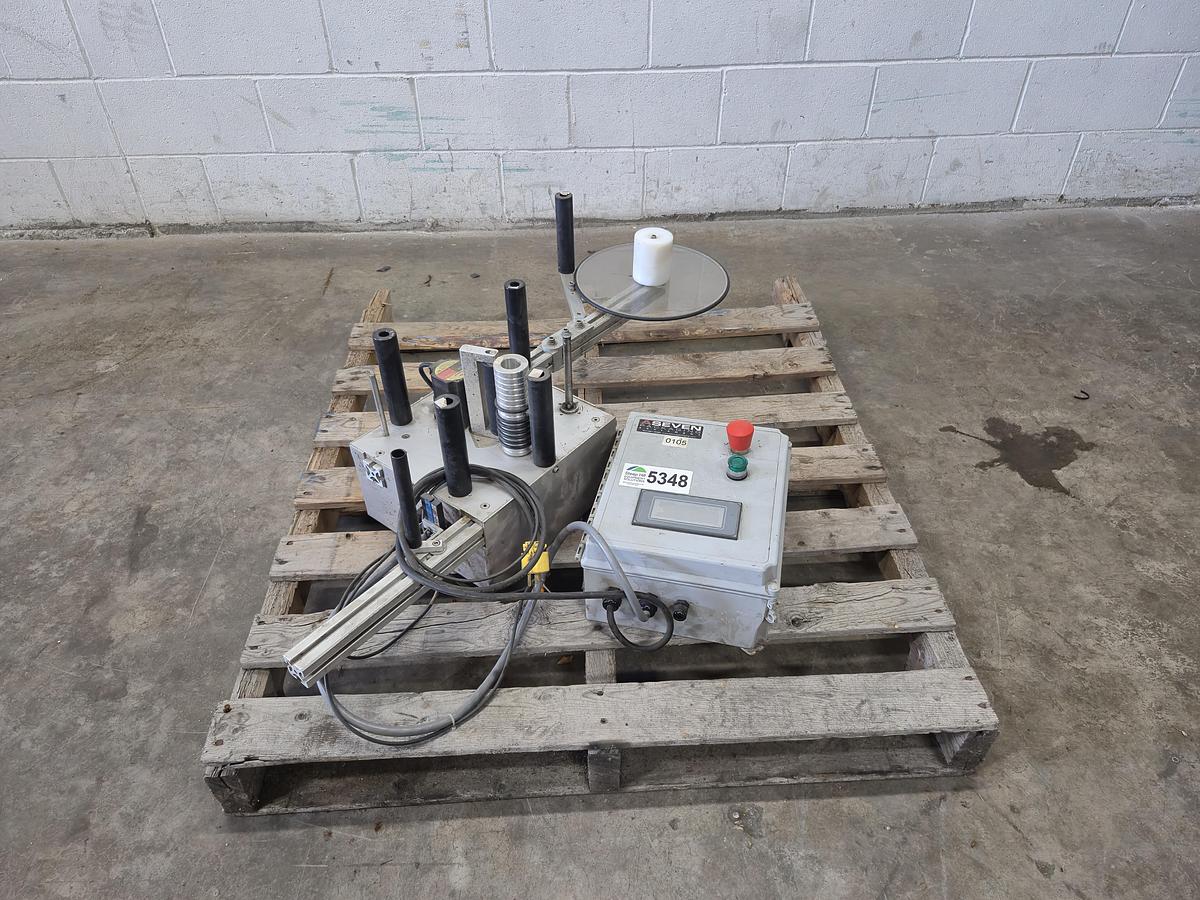 Used Industrial Modular Label Applicator and Control Enclosure