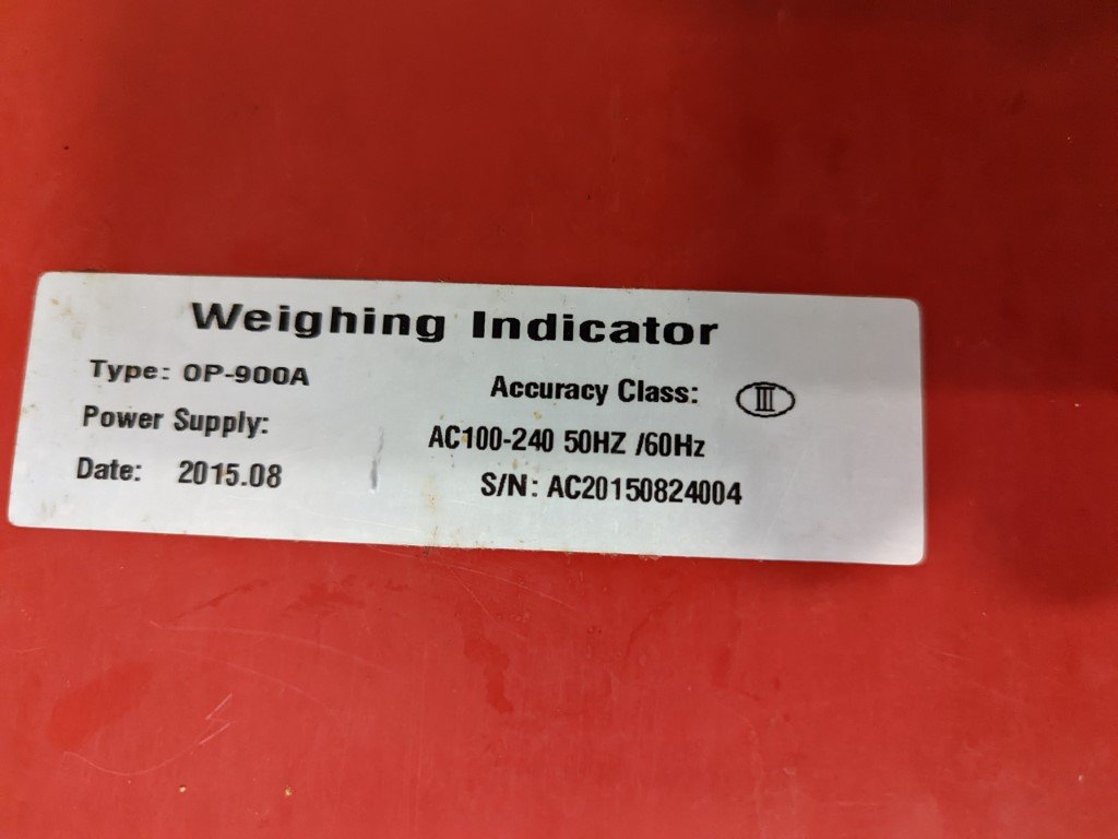 Used Optima OP-900A Pallet Jack Scale