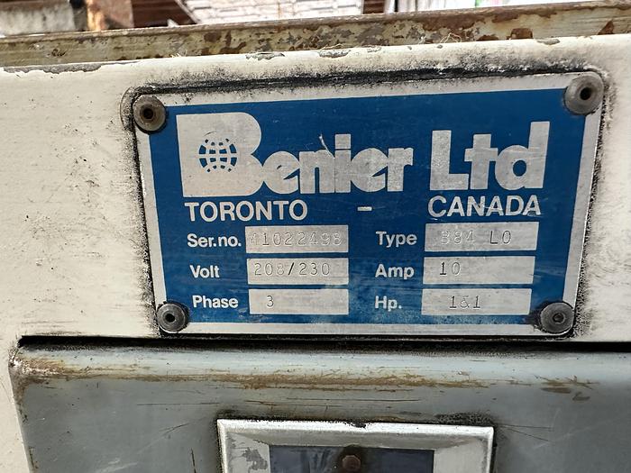 Used Benier Single Pocket Dough Divider