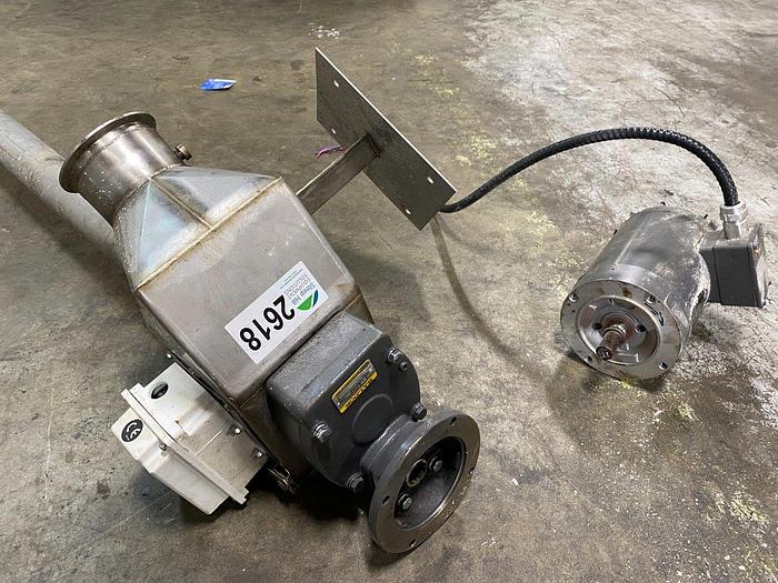 Used 15'L Auger Conveyor