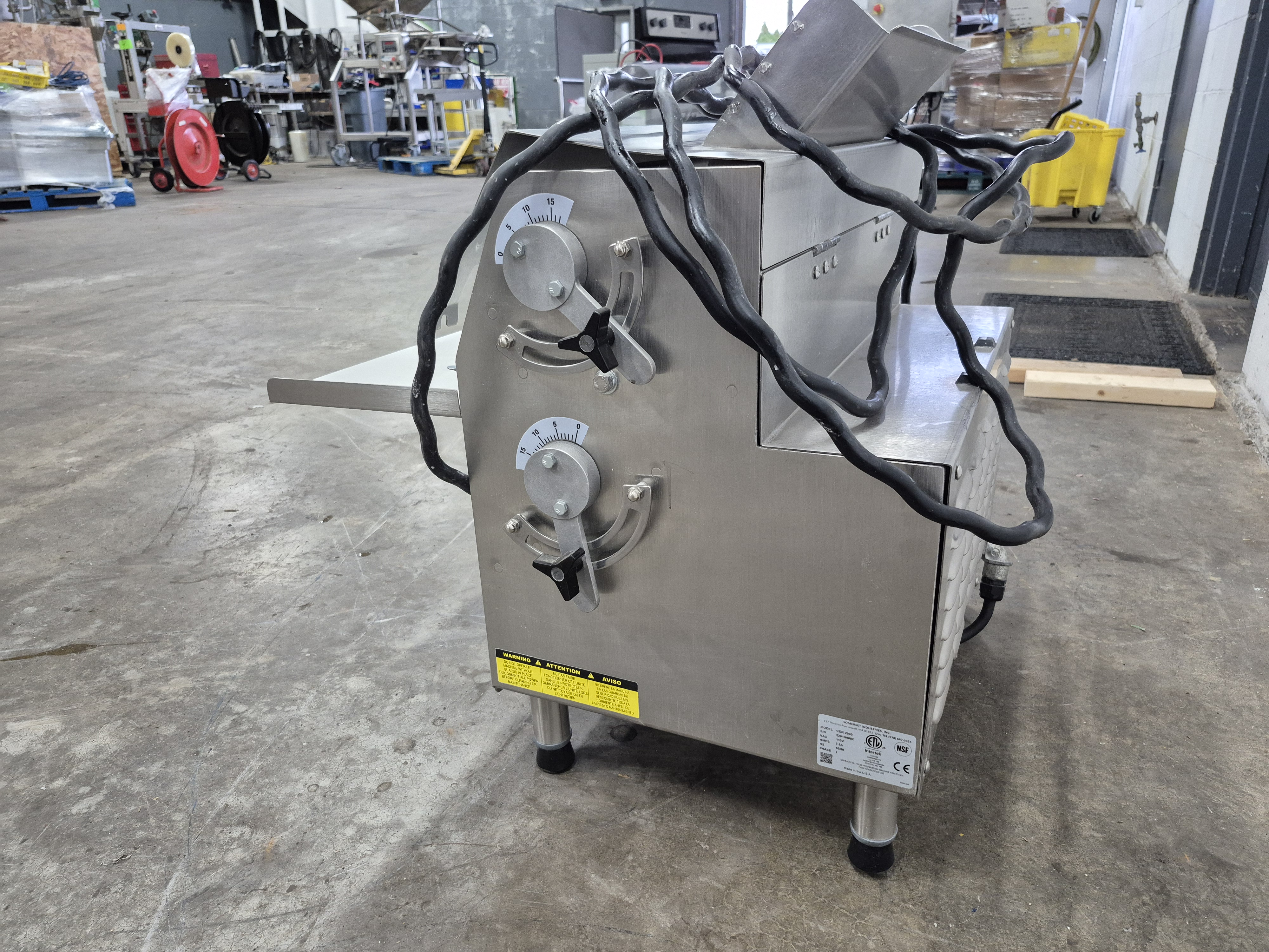 Used Somerset CDR-2000 Double Pass Dough Sheeter