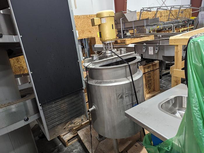 Used Custom Metalcraft Jacketed Mixing Tank