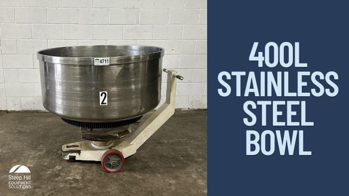 Used 400L Stainless Steel Bowl
