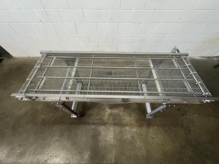 Used New Wave 6'L Wire Belt Conveyor
