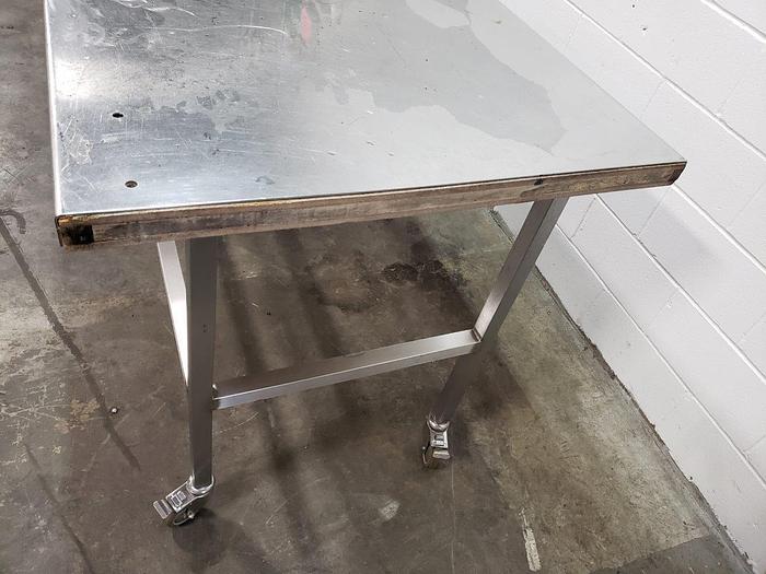 Used 6' x 3' Stainless Steel Table