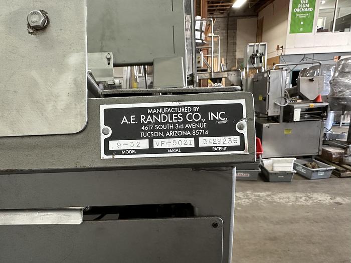 Used A.E.Randles 9-32 Automatic Tray Former