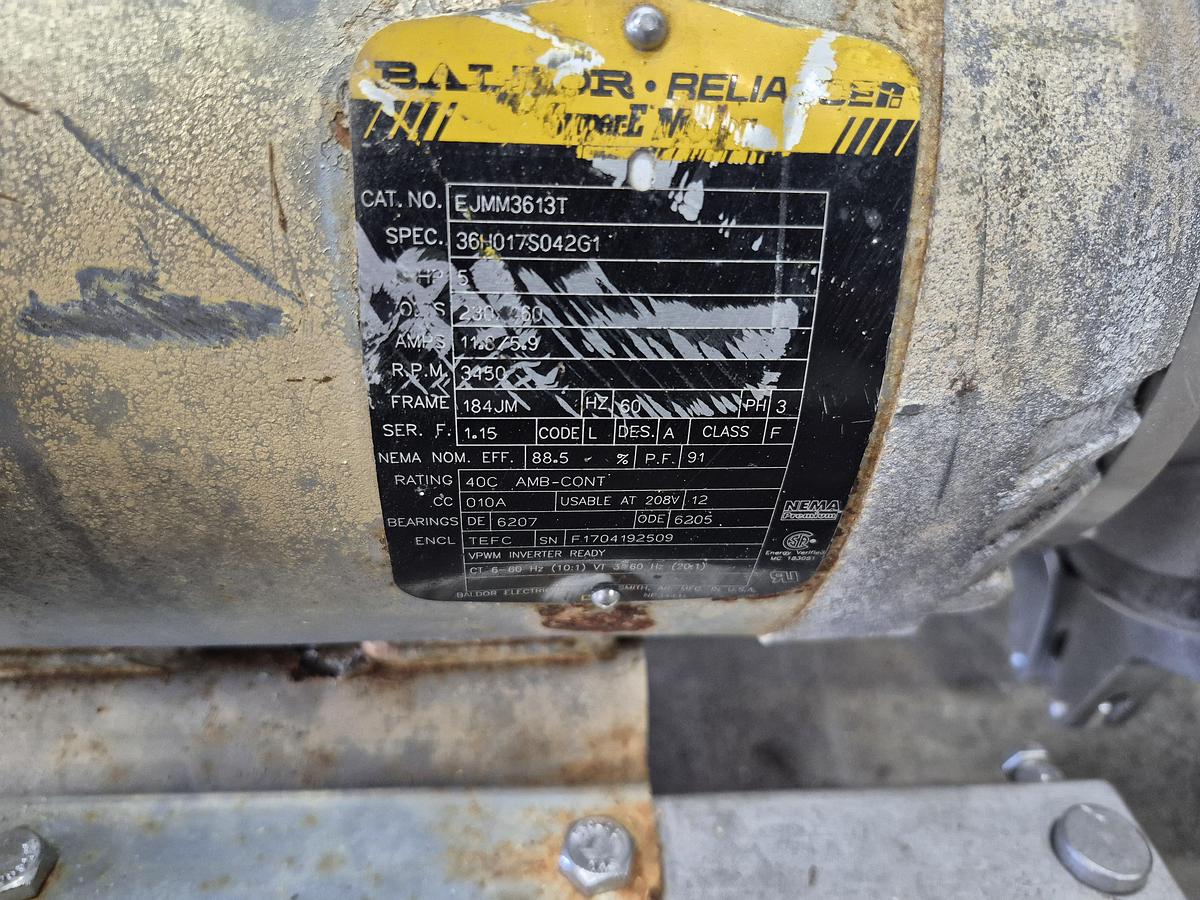 Used SS 5 HP Centrifugal Pump 