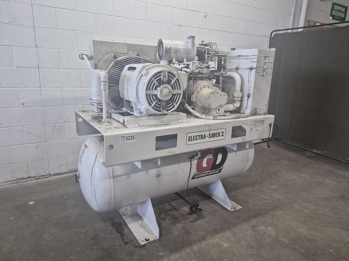 Used Gardner Denver Electra-Saver II Rotary Screw Air Compressor