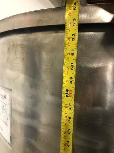 Used 200 Gallon Stainless Steel Tank