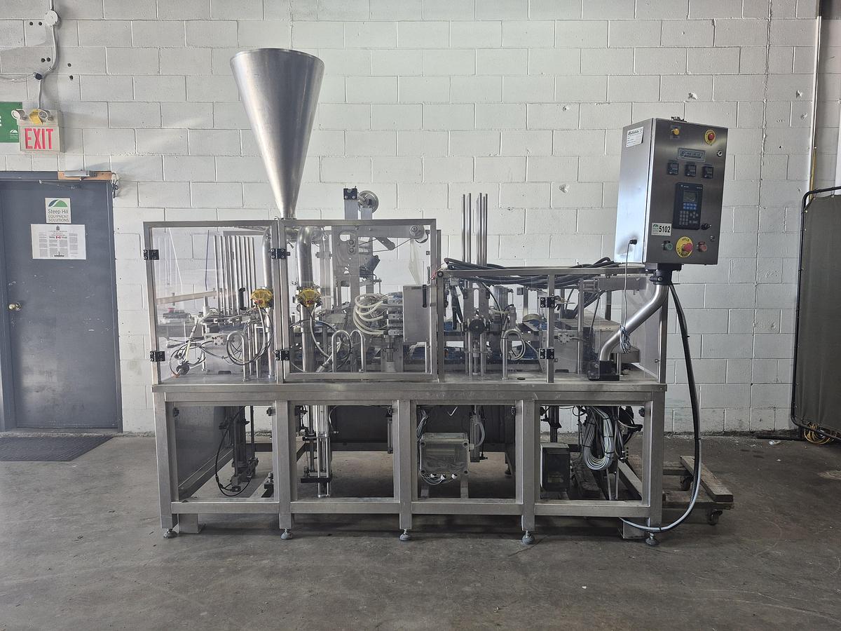 Used Pack Line PXG-3 Linear Cup Filler