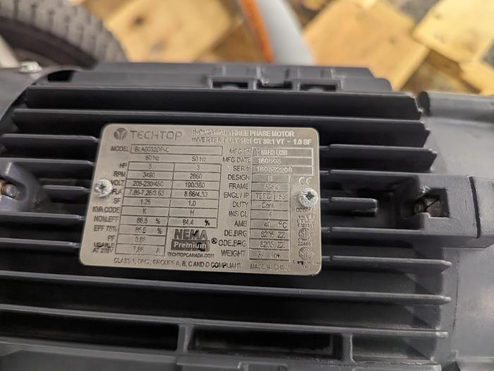 Used TechTop 3HP Centrifugal Pump