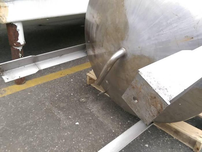 Used 300 Gallon Vertical SS Top Jacketed Tank