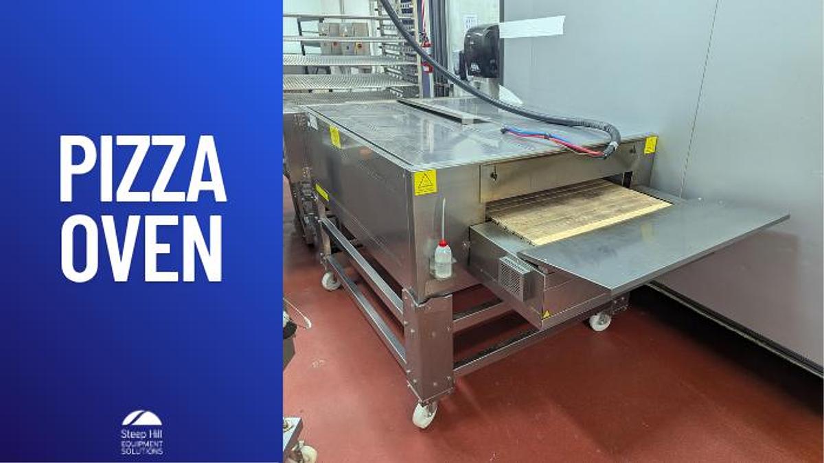 Used Italiana FoodTech Electric Stone Conveyor Pizza Oven