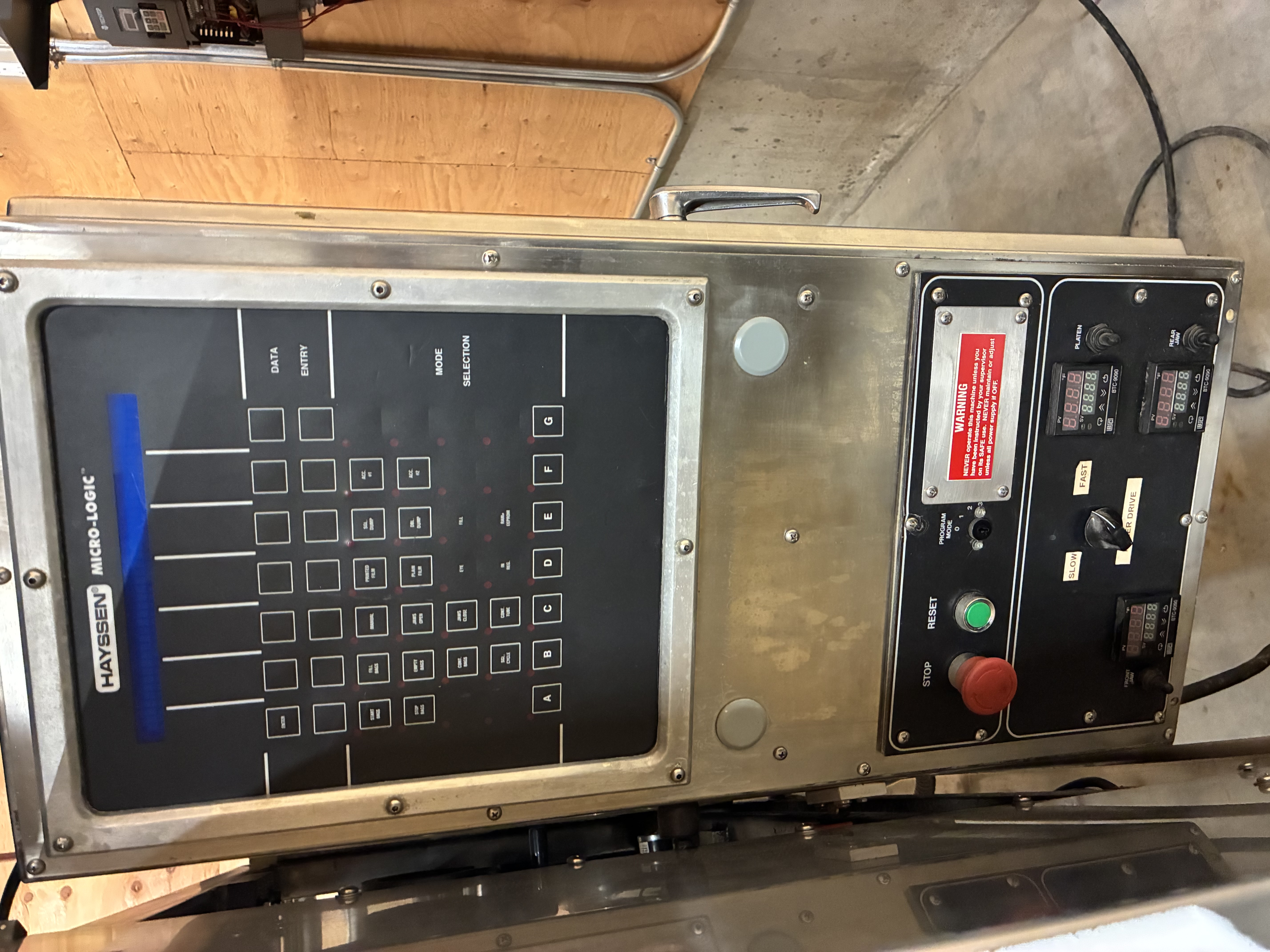 Used Hayssen VFFS Bagger