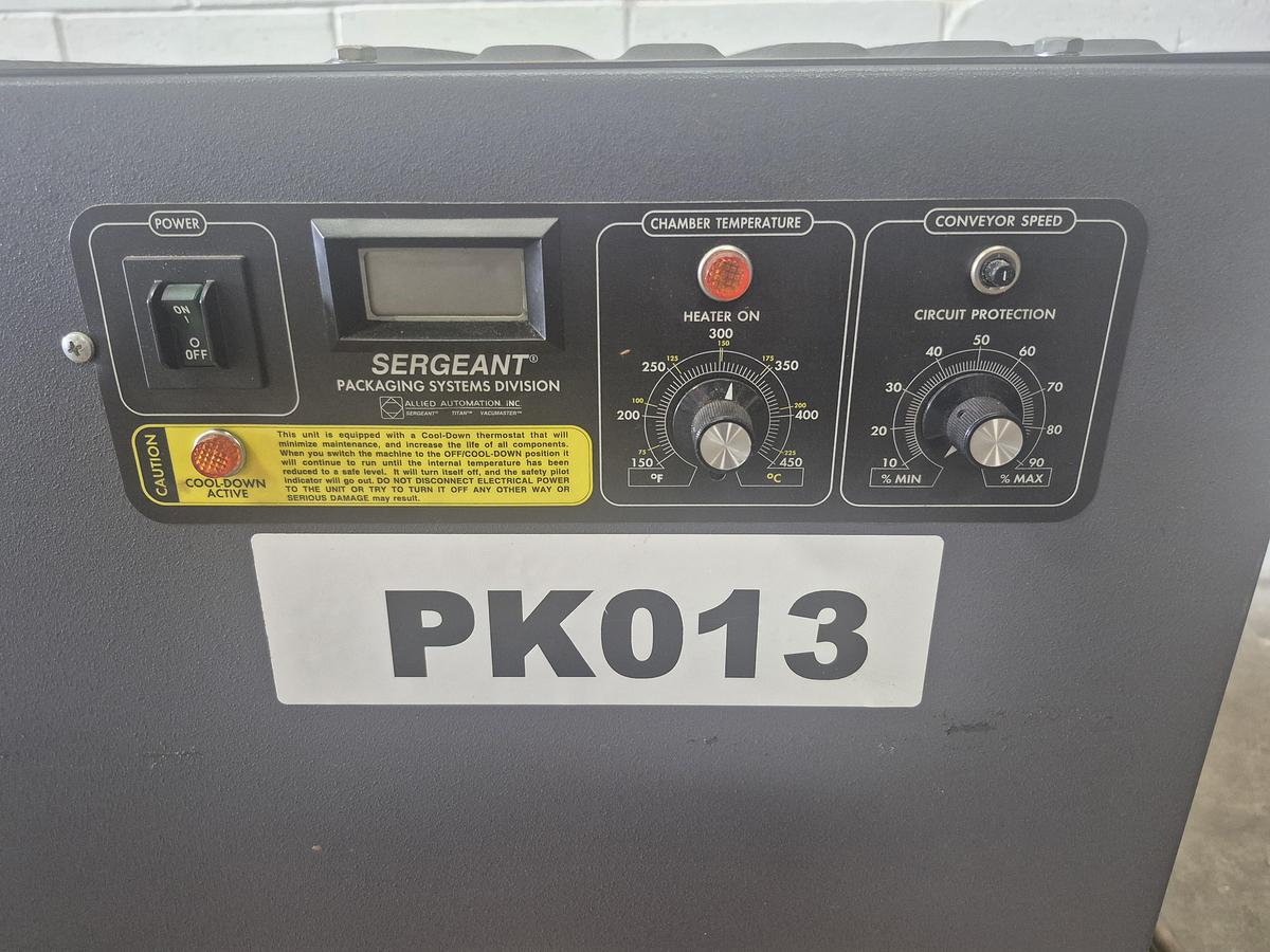 Used Sergeant 930-II-LR Shrink Tunnel