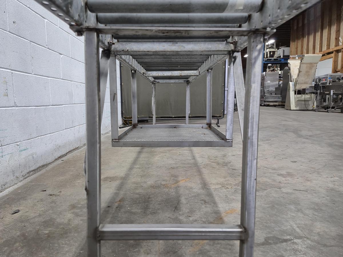 Used 7.6 Feet Gravity Conveyor