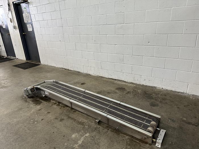 Used Incline 8' Wire Conveyor