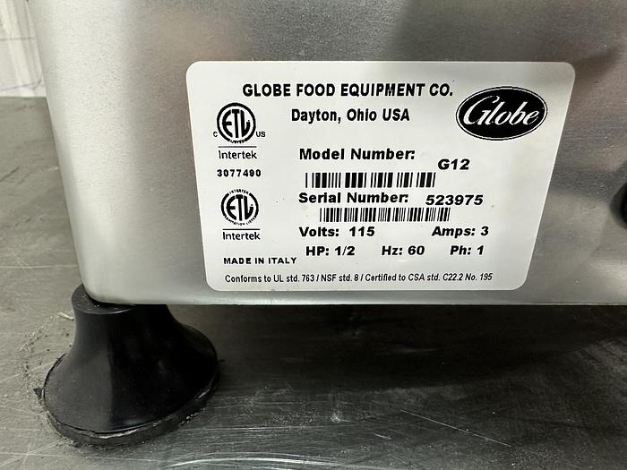 Used Globe G12 Manual Slicer
