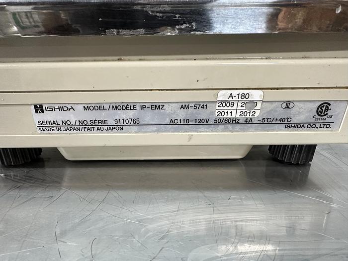 Used Ishida Labeling Scale IP-EMZ