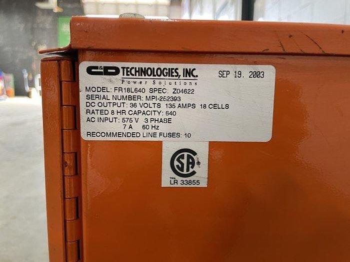 Used C&D Ferro Five 36V Battery Charger