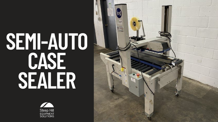 Used Interpack Semi-Auto Case Sealer
