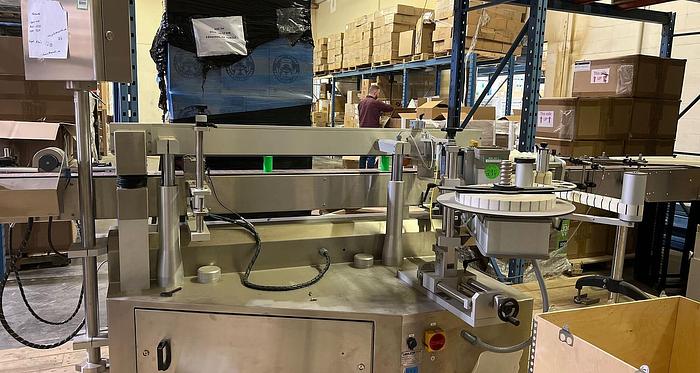 Used Capmatic LabelStar System 2/1 T-100 Labeller