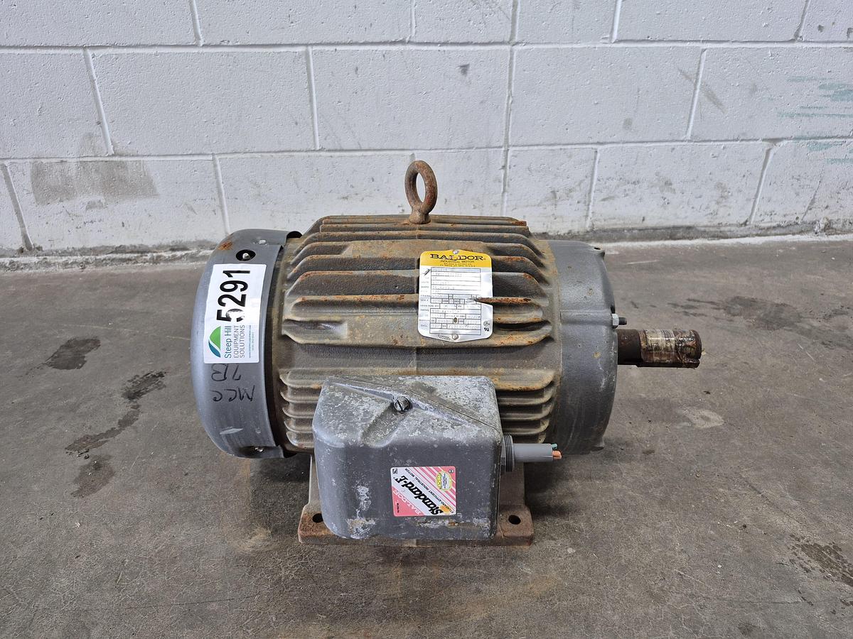 Used Baldor M2333T 15 HP 3-Phase Electric Motor
