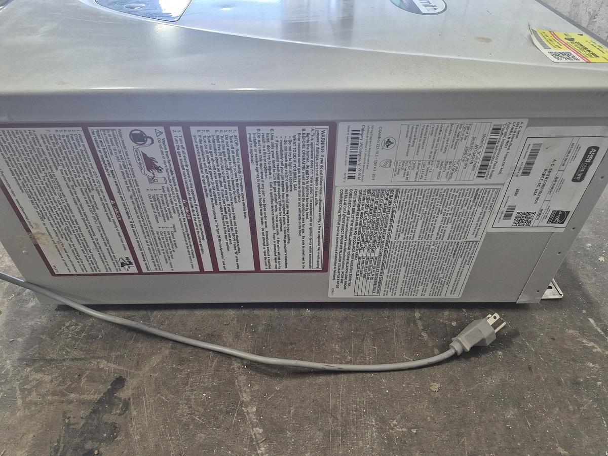 Used A.O. Smith Natural Gas Tankless Water Heater