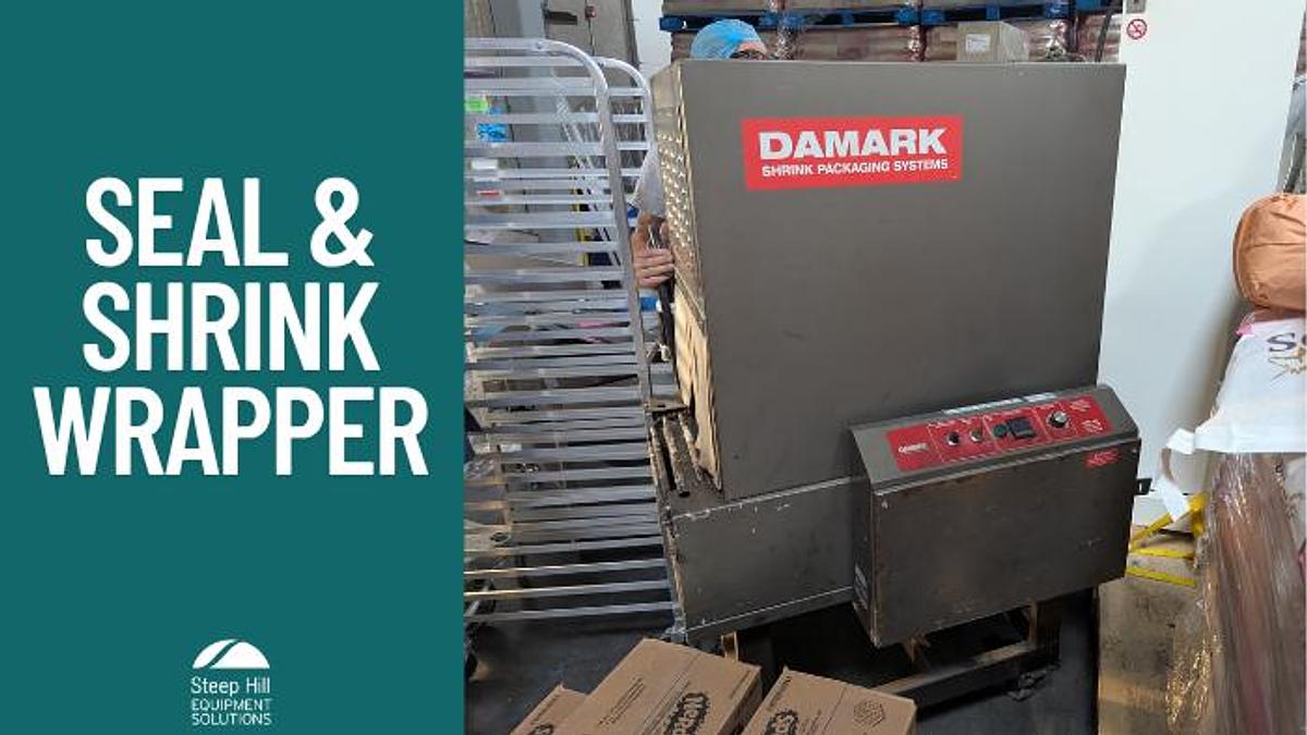 Used Plexpack Damark STRIGA Seal & Shrink Wrapper